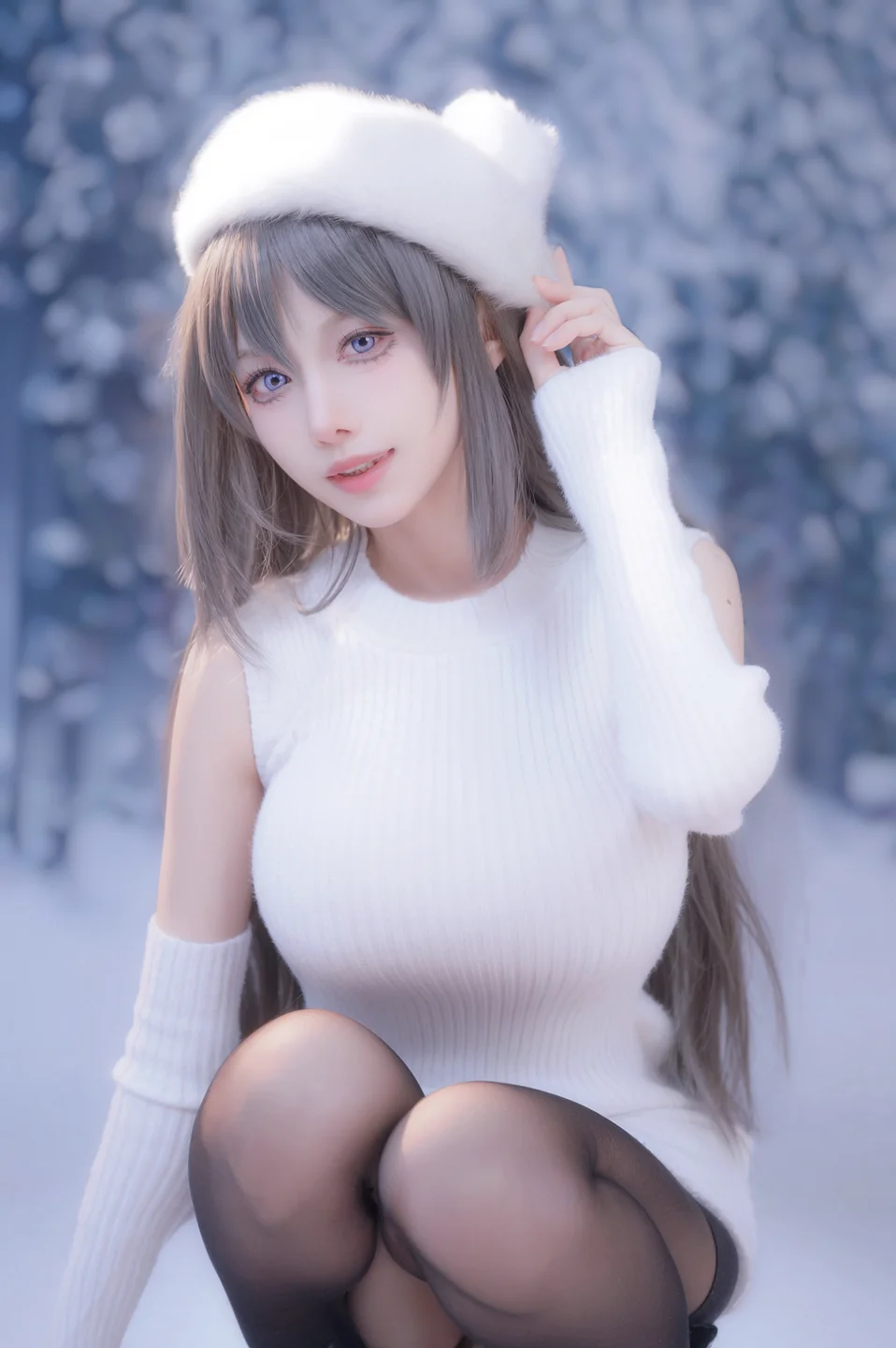 Shika小鹿鹿 - 麻衣学姐 [25P-418MB] tg@simisebaisi 【丝足阁】007.webp